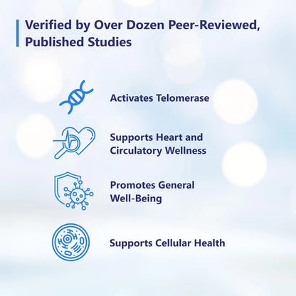 TA-65 Telomerase Activation Supplement – 100 Units, 30 Capsules | T.A. Sciences BritishVita | Premium UK Vitamins & Wellness Supplements
