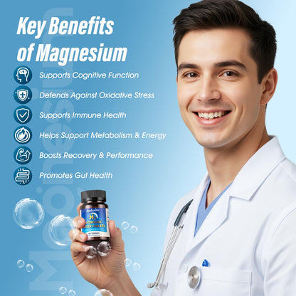 Hydrogen Water Tablets with 150mg Magnesium | 10 ppm H2, 90 Servings