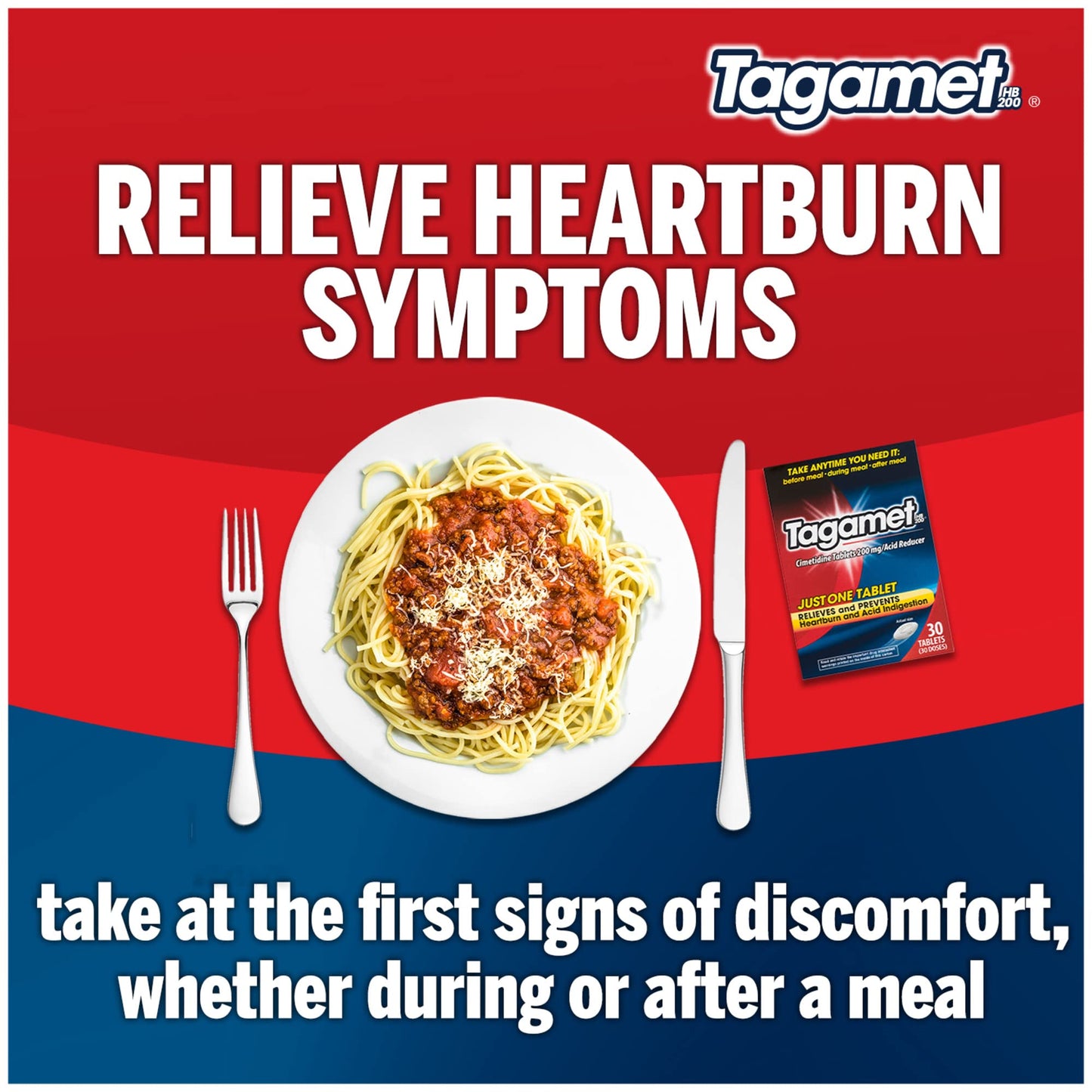 Tagamet HB 200 mg Cimetidine Acid Reducer – Heartburn Relief, 6 Count