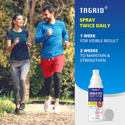 TAGRID Athletes Foot Treatment — Maximum Strength Antifungal Foot Spray
