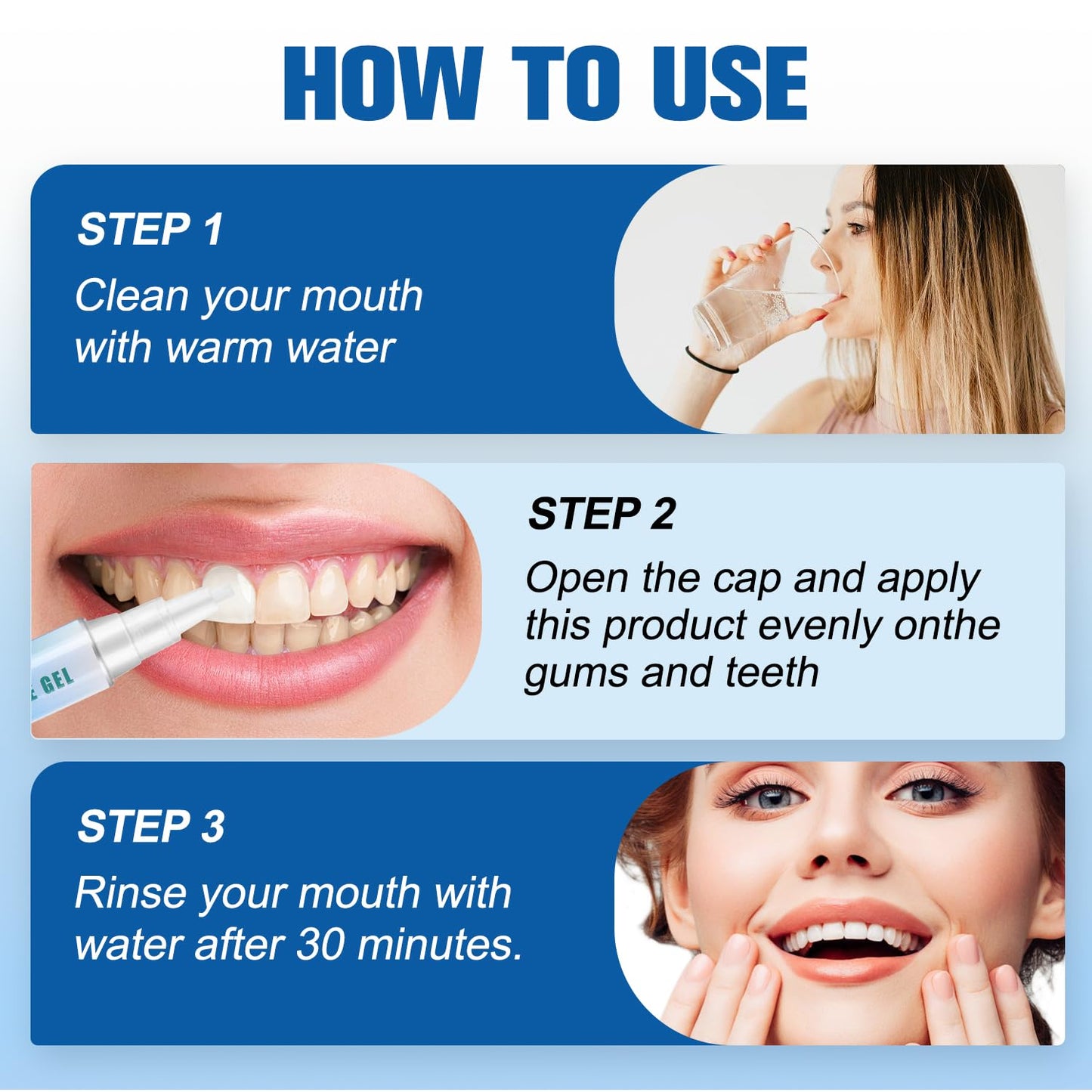 Taileden Gum Repair Therapy Gel | GumCareGel for Recessed Gums & Whitening