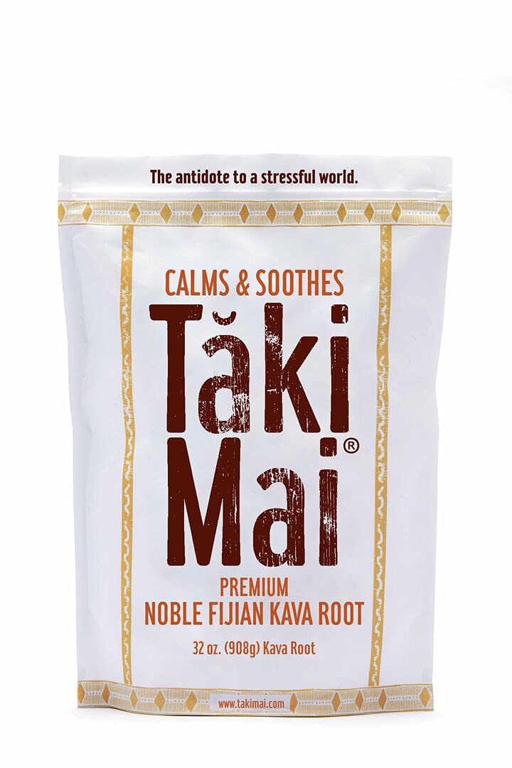 Taki Mai Noble Kava Root Powder 32oz – Pure Noble Kava for Calm Evening Rituals