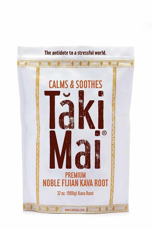 Taki Mai Noble Kava Root Powder 32oz – Pure Noble Kava for Calm Evening Rituals BritishVita | Premium UK Vitamins & Wellness Supplements
