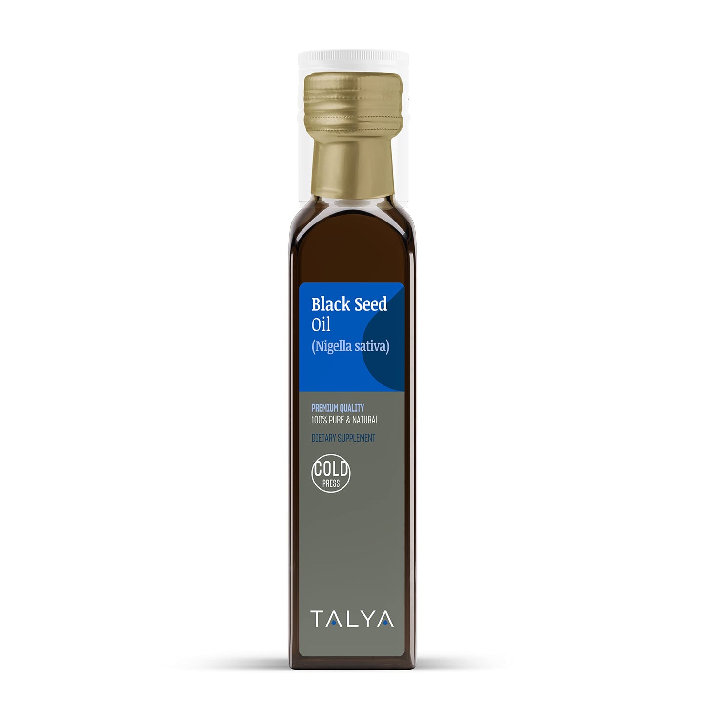 TALYA Black Seed Oil 8.45 fl oz (250 ml) – Cold Pressed Turkish Black Seed Oil – Immune Support