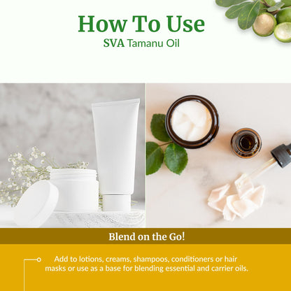 SVA Tamanu Oil - 4 Oz | 100% Natural Cold-Pressed Carrier Oil