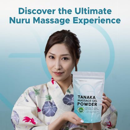 Tanaka Edition Nuru Massage Gel Powder 500g – Made in Japan, Aloe Vera, Seaweed & Green Tea