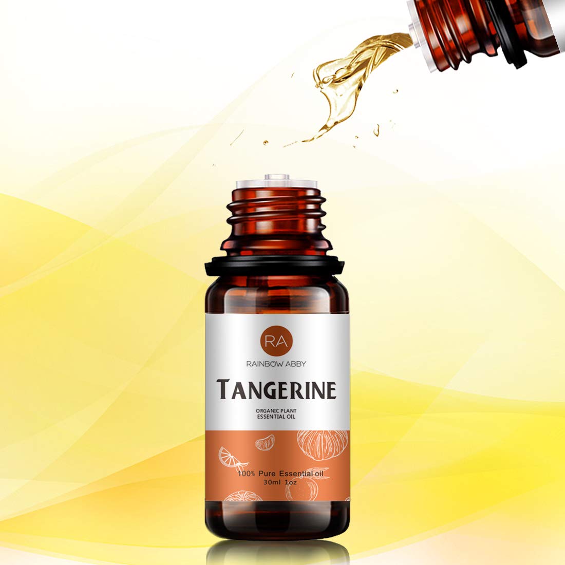Tangerine Essential Oil (30ML) – 100% Pure Organic Tangerine Oil for Diffuser, Massage, Skin Care, Yoga