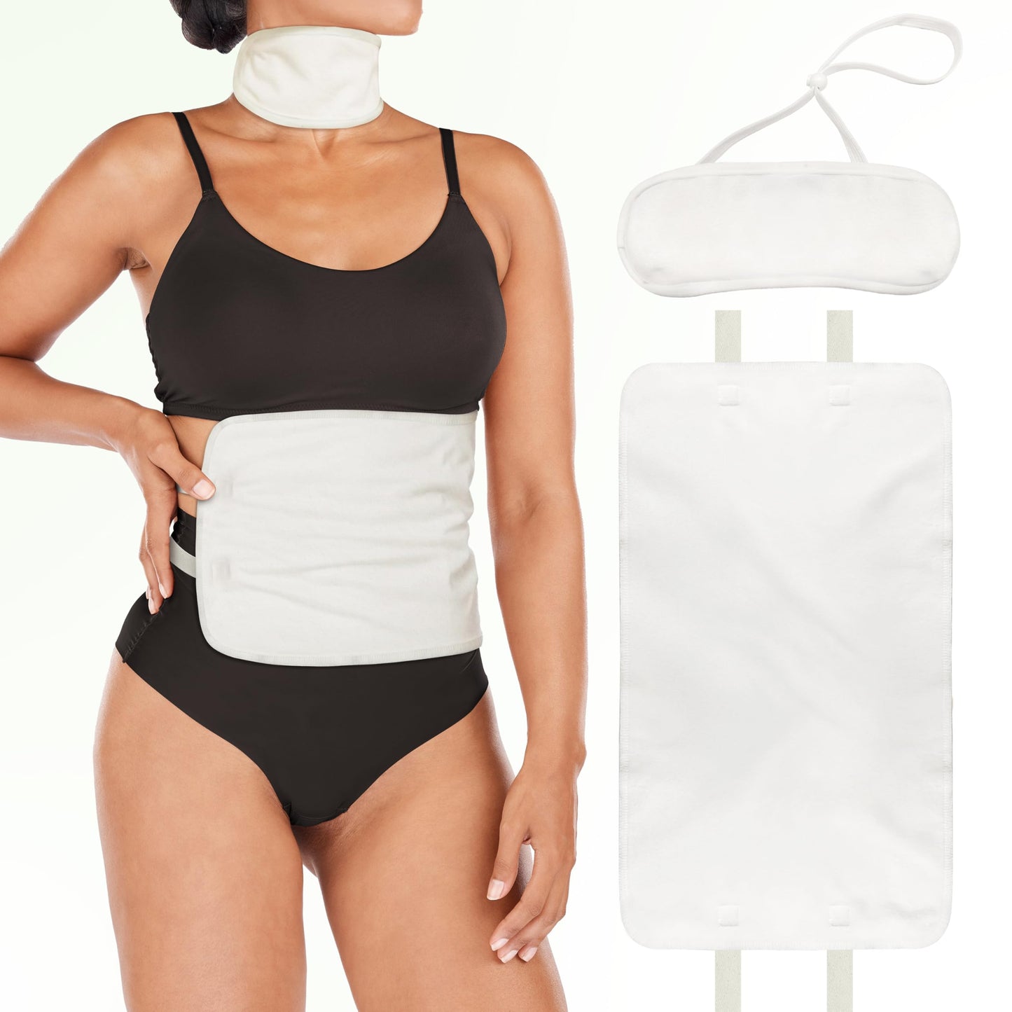 Taoscare Castor Oil Pack Wrap – 2 Pcs Organic Cotton, Reusable & Adjustable