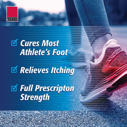 TARO Terbinafine 1% Anti-Fungal Cream – Athlete’s Foot Treatment (Pack of 2)