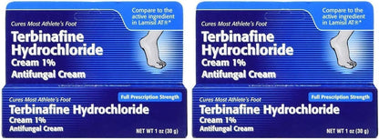 TARO Terbinafine 1% Anti-Fungal Cream – Athlete’s Foot Treatment (Pack of 2)