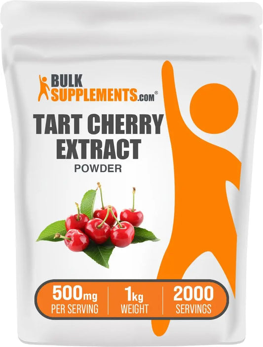 BulkSupplements Tart Cherry Extract Powder – 500 mg per Serving, 1 kg – Gluten Free BritishVita | Premium UK Vitamins & Wellness Supplements