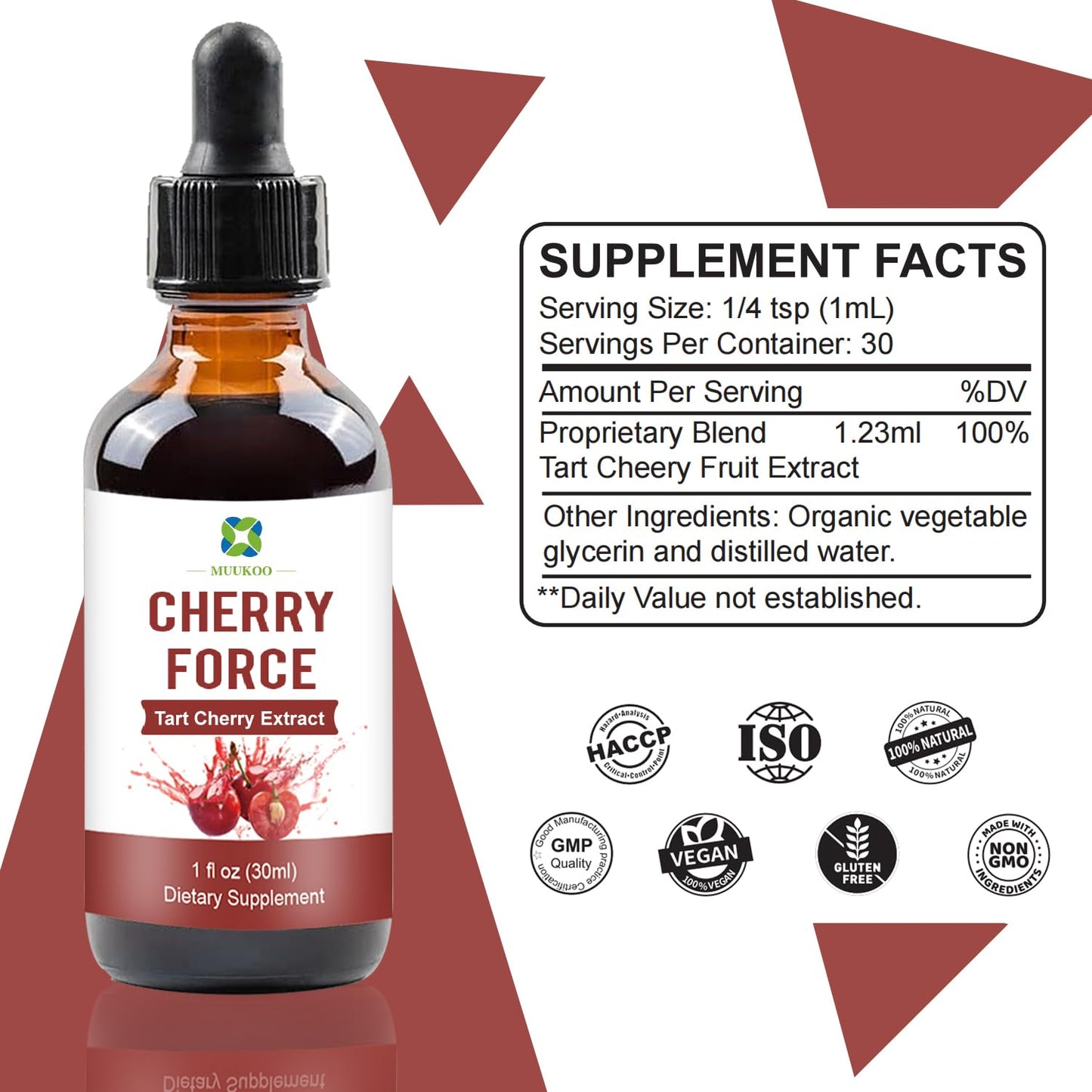 MuuKoo Cherry Force — Tart Cherry Extract with Phytonutrients