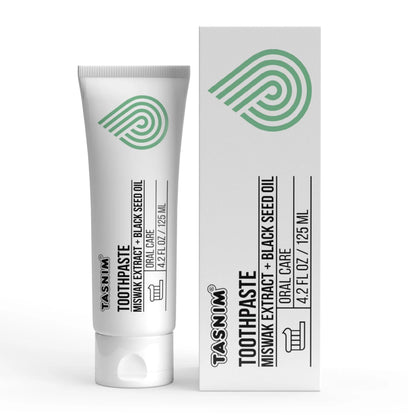 Tasnim Miswak Toothpaste 125ml - Fluoride Free Natural Oral Care
