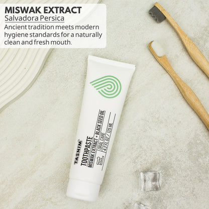 Tasnim Miswak Toothpaste 125ml - Fluoride Free Natural Oral Care