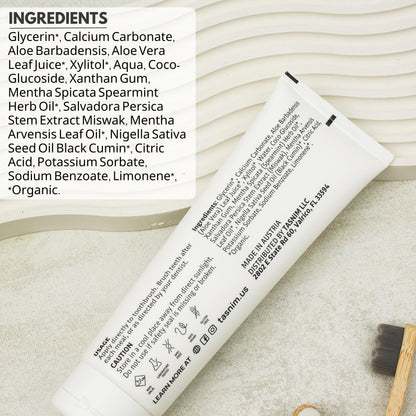 Tasnim Miswak Toothpaste 125ml - Fluoride Free Natural Oral Care