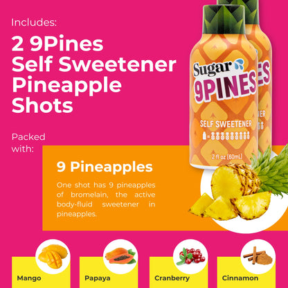 Sugar Splash: Taste Changing Tablets + 9Pines Pineapple Shot – Date Night Pack
