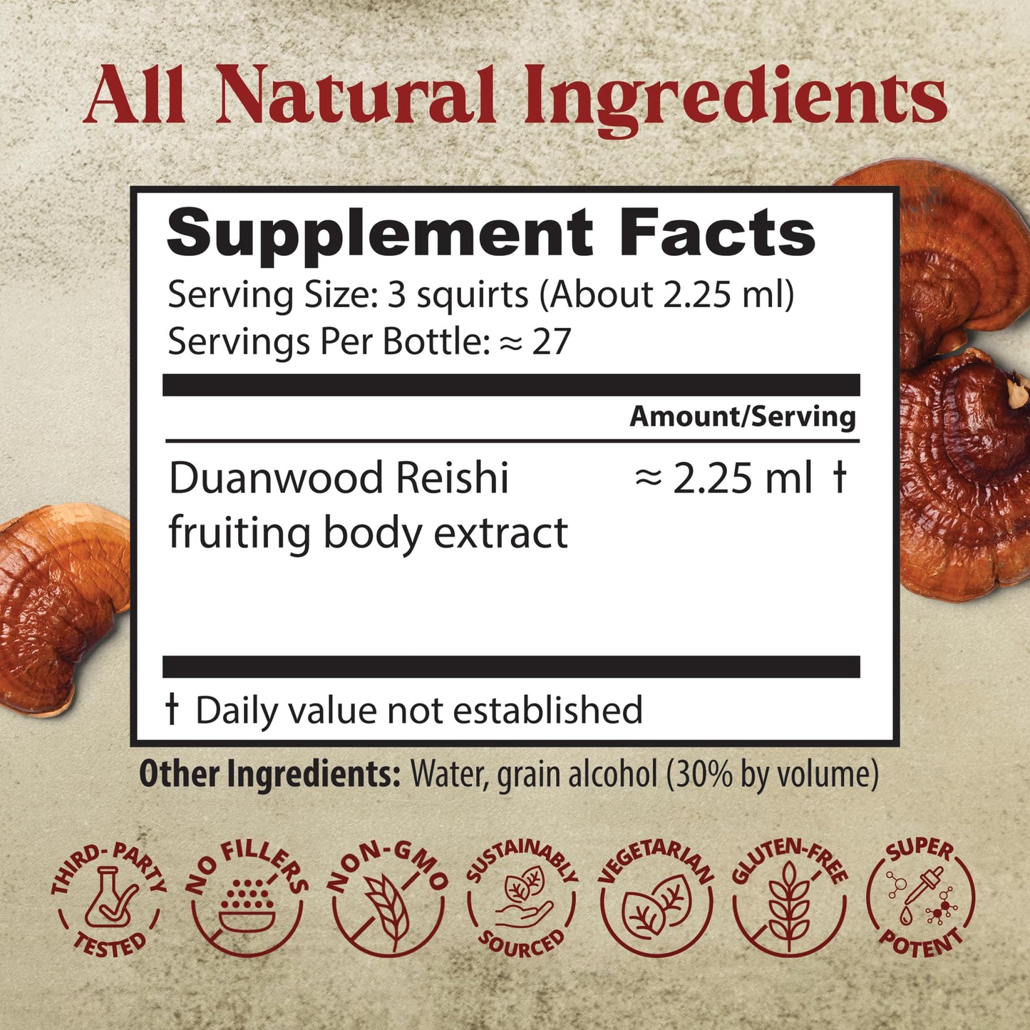 Dragon Herbs Duanwood Reishi Drops – Organic Mountain Grown Mushroom Tincture