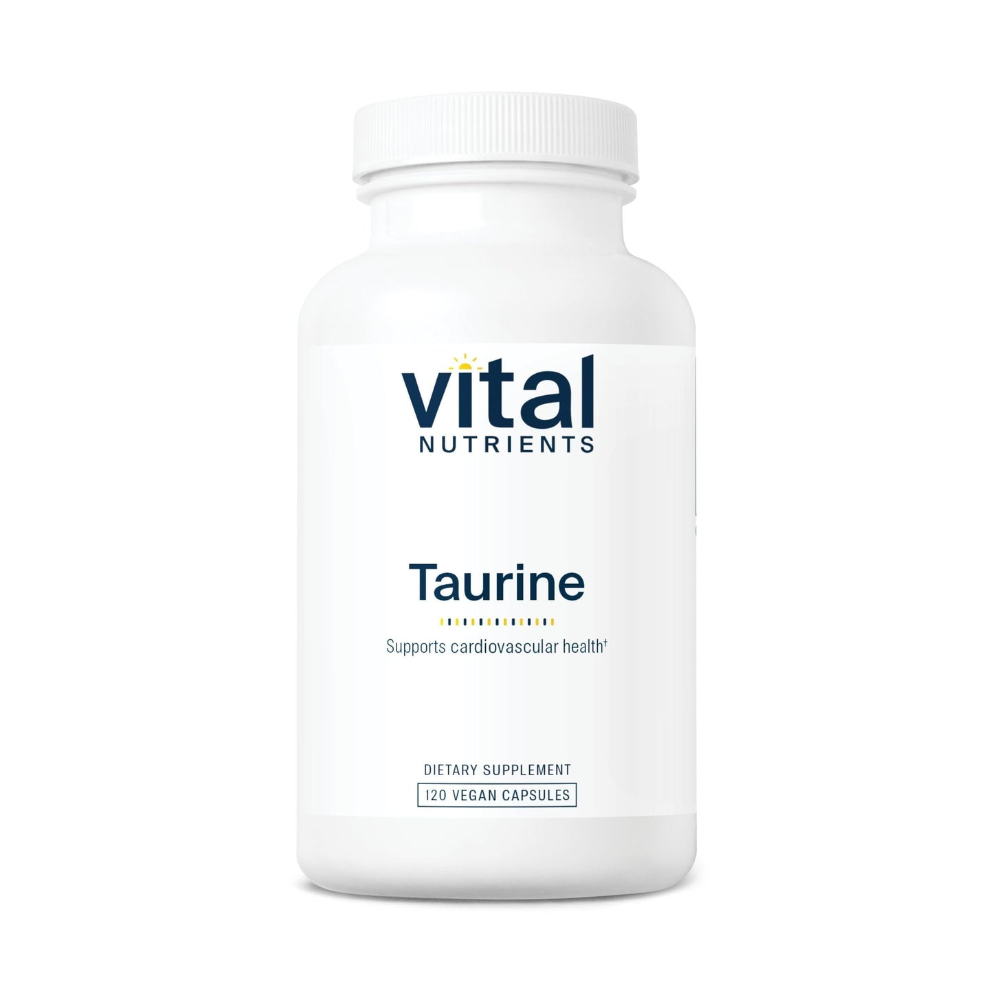 Vital Nutrients Taurine 1000mg – Vegan Detox Supplement | Heart, Nerve & Liver Support | 120 Capsules