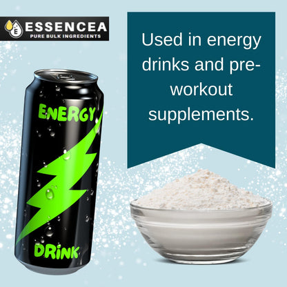 Essencea Taurine Powder 2 lb – 100% Taurine Pure Bulk