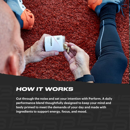 TB12 Perform – Premium Performance Supplement for Steady Energy, Focus & Mood