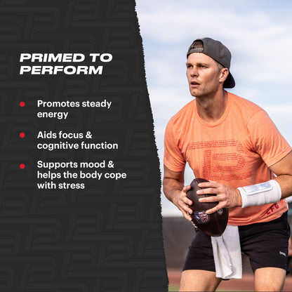 TB12 Perform – Premium Performance Supplement for Steady Energy, Focus & Mood