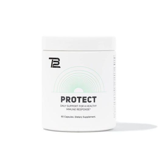 TB12 Protect – Premium 5-in-1 Immune Support with Zinc, Vitamin C, Beta Glucan, Elderberry | 60 Capsules BritishVita | Premium UK Vitamins & Wellness Supplements