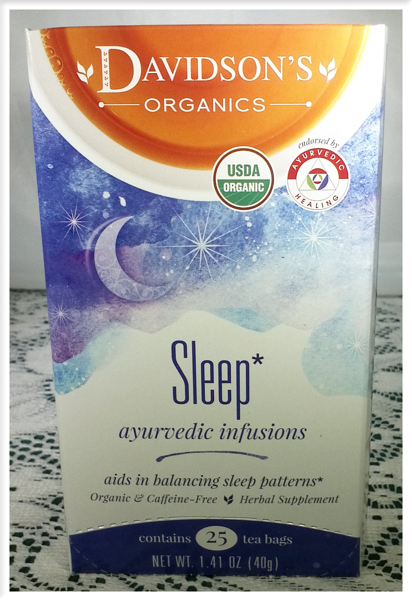 Tea Bag Box of 25 – Sleep Organic Ayurvedic Infusion