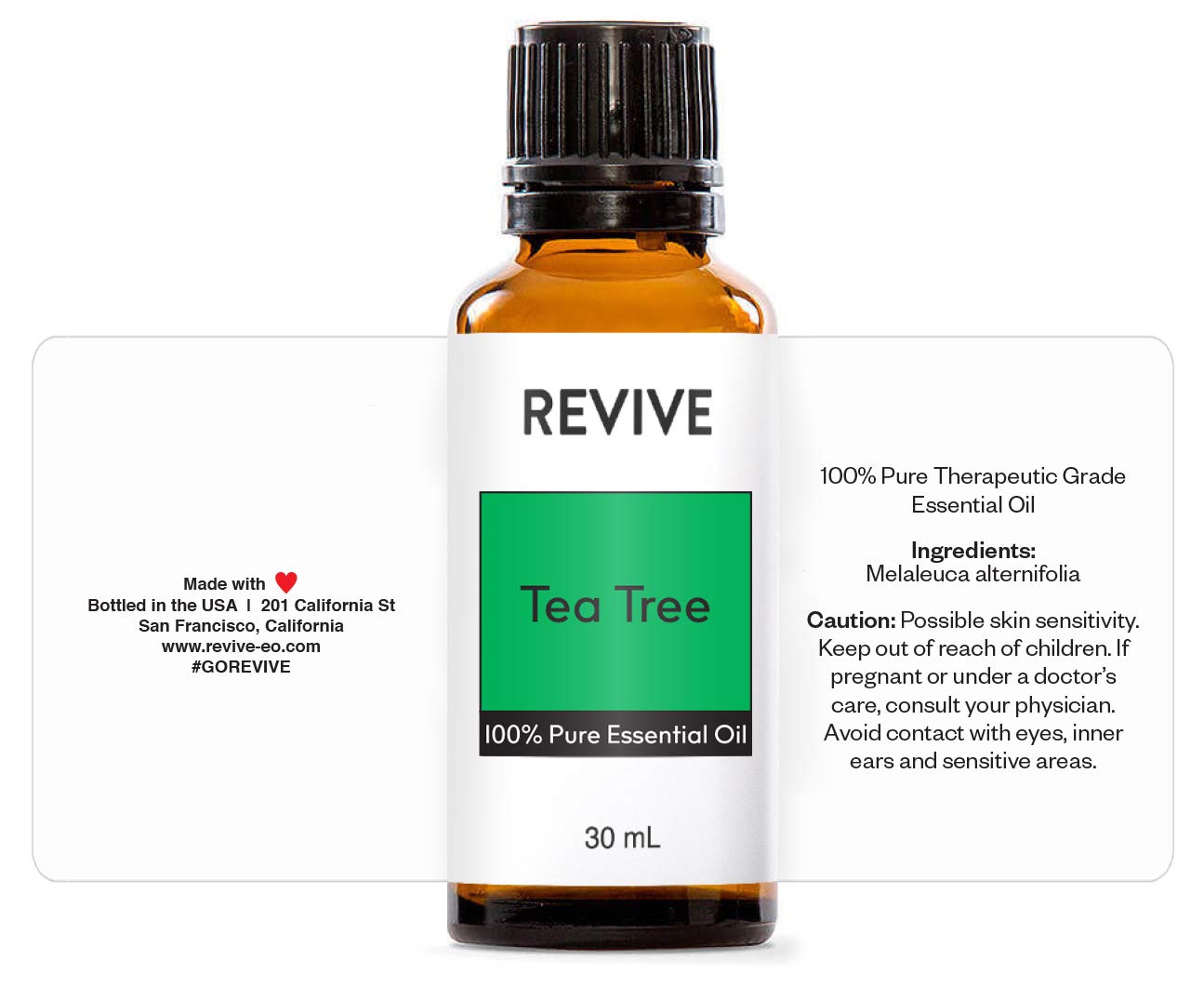 Tea Tree Essential Oil 30mL – 100% Pure Therapeutic Grade | Revive Essential Oils