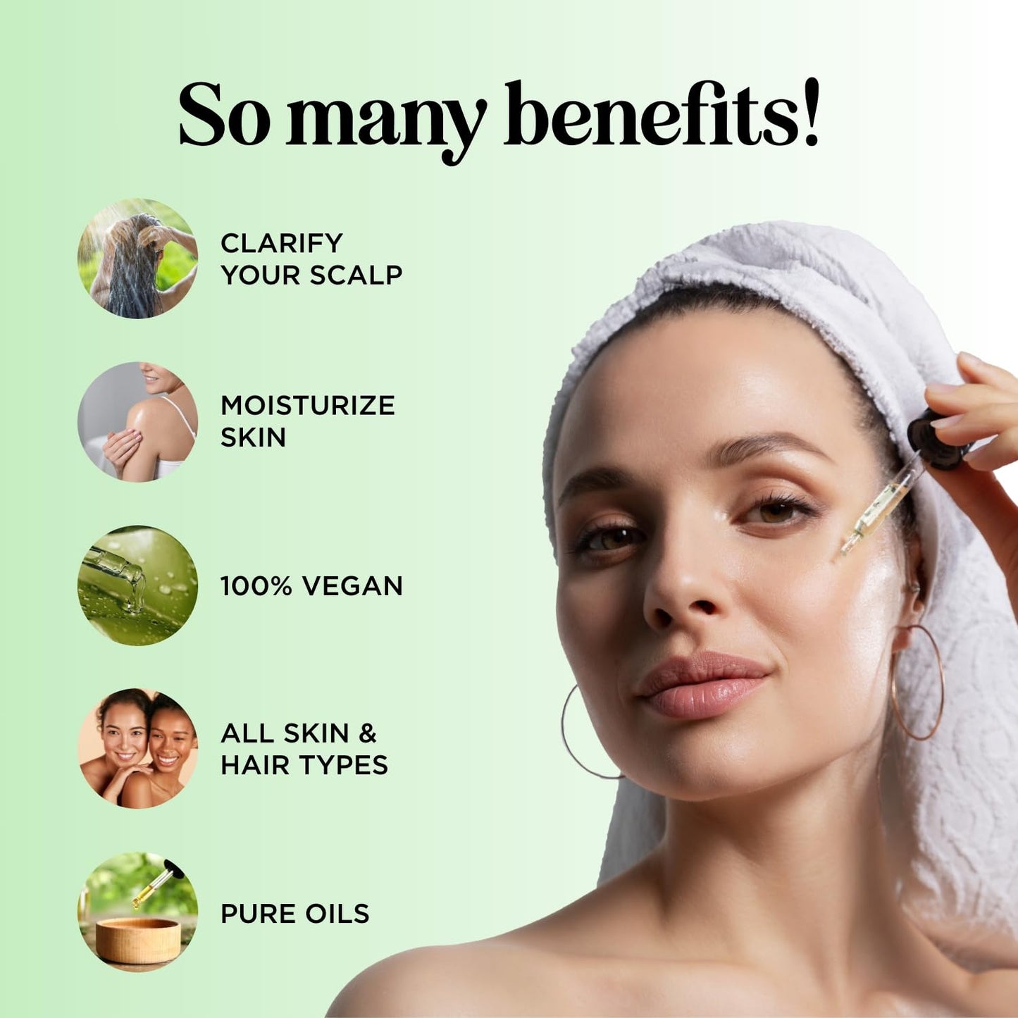 Pure Tea Tree Oil for Hair, Skin & Nails – 100% Pure, Undiluted (1 Fl Oz)
