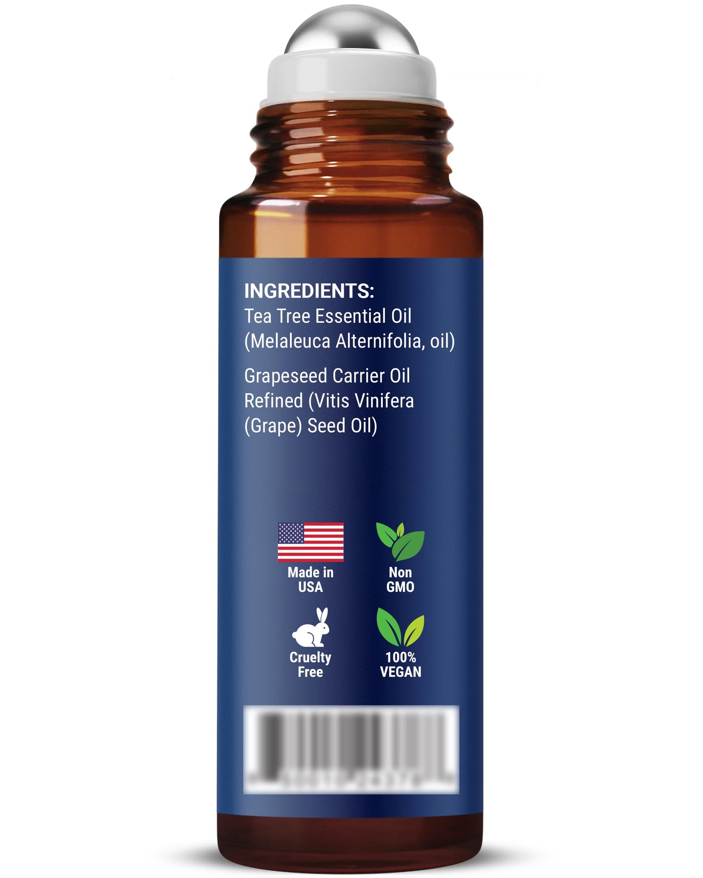 Tea Tree Oil Roll-On 10 ml – 100% Pure, Pre-Diluted Essential Oil | Nexon Botanics