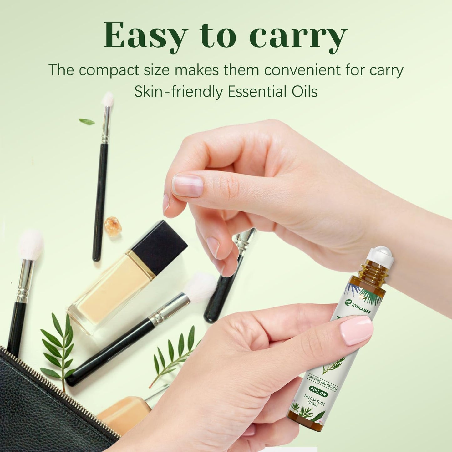 Tea Tree Oil Roll On - 100% Pure Tea Tree Essential Oil for Skin | Premium Aromatherapy
