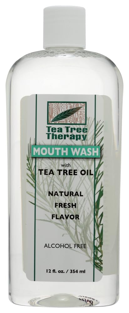 Tea Tree Therapy Mouthwash 12 oz – 6 per Case | Alcohol-Free Mint