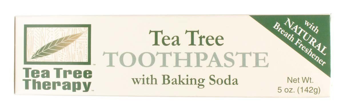 Tea Tree Therapy Toothpaste with Baking Soda (5-Pack) - Natural Whitening & Fresh Breath