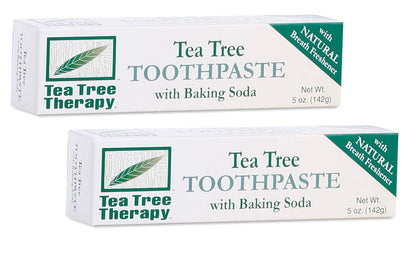 Tea Tree Therapy Toothpaste with Baking Soda 5 Oz – Pack of 2