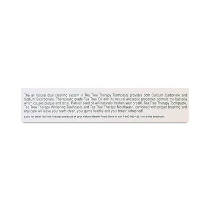Tea Tree Therapy Toothpaste with Baking Soda 5 Oz – Pack of 2