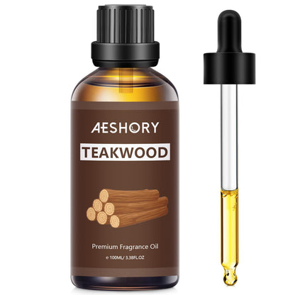 Teakwood Fragrance Oil 100ml | Aromatherapy Essential Oil for Diffusers, Massage, Soap & Candles