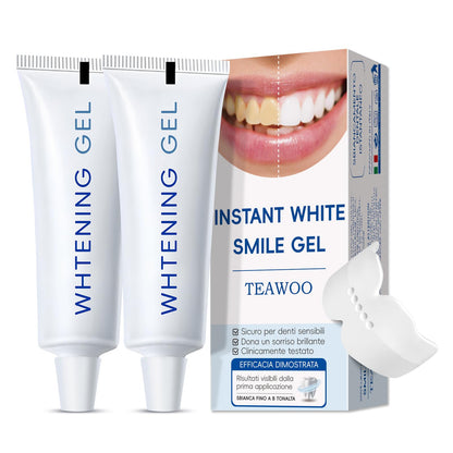 TEAWOO Teeth Whitening Gel – 60ml (2x30ml) | WhitePlus Edition + Mouth Tray