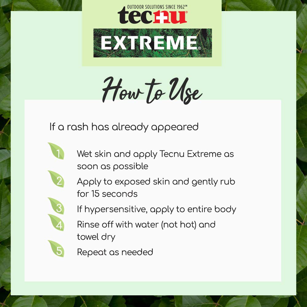 Tecnu Extreme Poison Ivy & Oak Scrub – Removes Urushiol Oils, 10 oz
