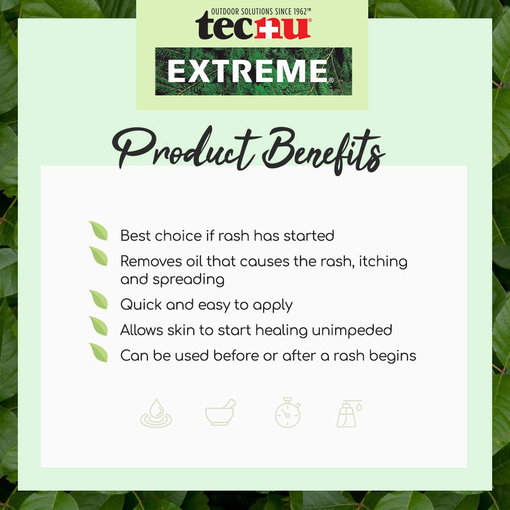 Tecnu Extreme Poison Ivy & Oak Scrub – Removes Urushiol Oils, 10 oz
