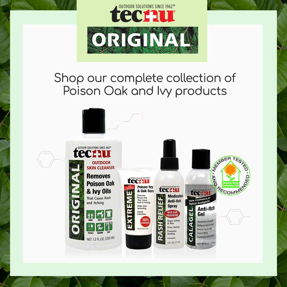 Tecnu Original Poison Oak & Ivy Outdoor Skin Cleanser – 12 fl oz | First Step in Rash Care