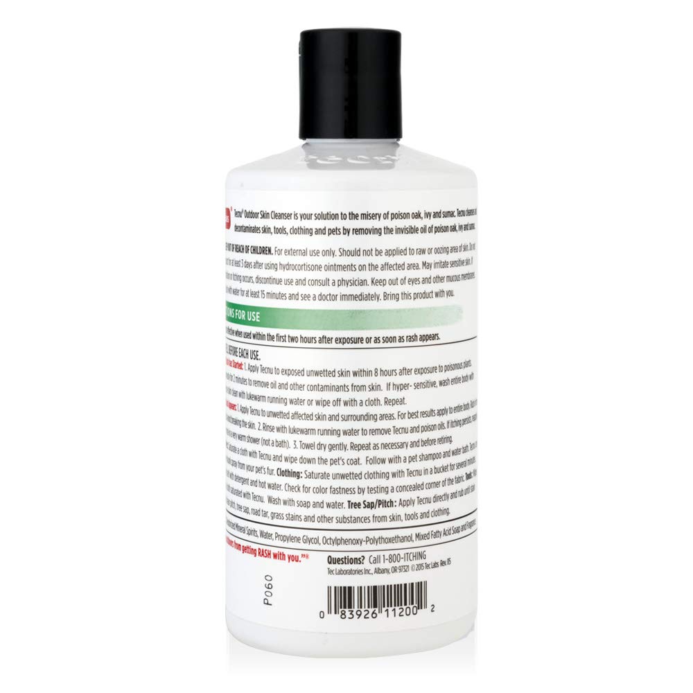 Tecnu Original Poison Oak & Ivy Outdoor Skin Cleanser – 12 fl oz | First Step in Rash Care