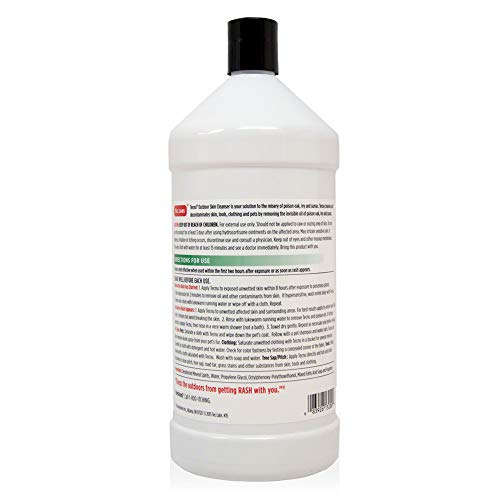 Tecnu Original Poison Oak & Ivy Outdoor Skin Cleanser – 32 Fl Oz | First Step in Poison Ivy Treatment