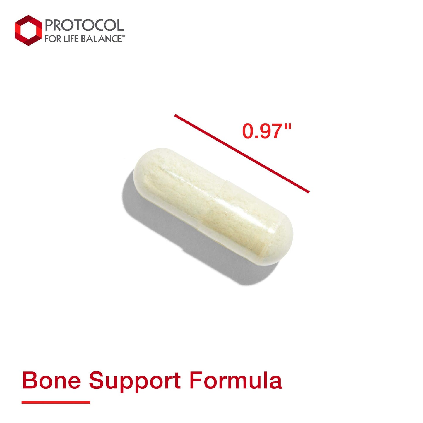 Protocol Bone Support Formula - Bone Strength & Density* | 180 Caps | Dairy & Soy Free