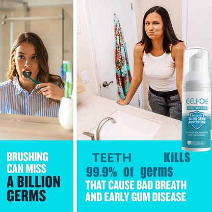 3Pcs Teeth Mouthwash Foam – Stain Removal & Fresh Breath (30ml x3)