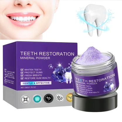 Teeth Restoration Mineral Powder - Strengthen Teeth & Gums | Oral Care Mineral Powder