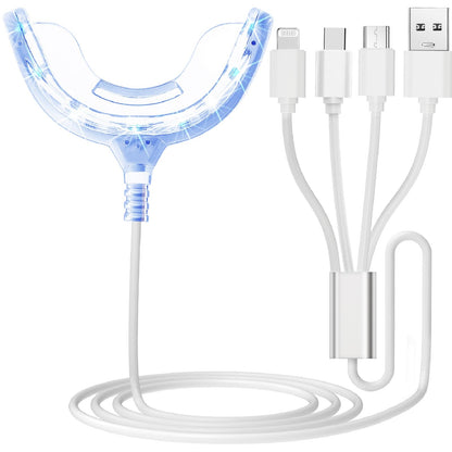 Teeth Whitening Accelerator Light – 16x Powerful Blue LED for Home Whitening