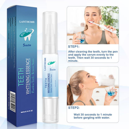 Teeth Whitening Essence Pen – Travel-Friendly Mint, Gentle on Sensitive Teeth (3pcs)