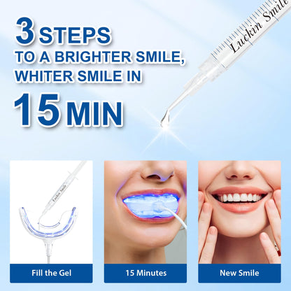 10x 3ml Teeth Whitening Gel Refill | Carbamide Peroxide for Sensitive Teeth | 60 Treatments
