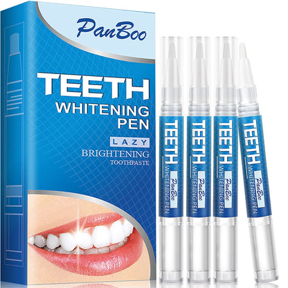 Teeth Whitening Pen – 1–6 Shades in 1–2 Weeks, 70+ Uses, Gentle, Enamel-Safe, Travel-Friendly