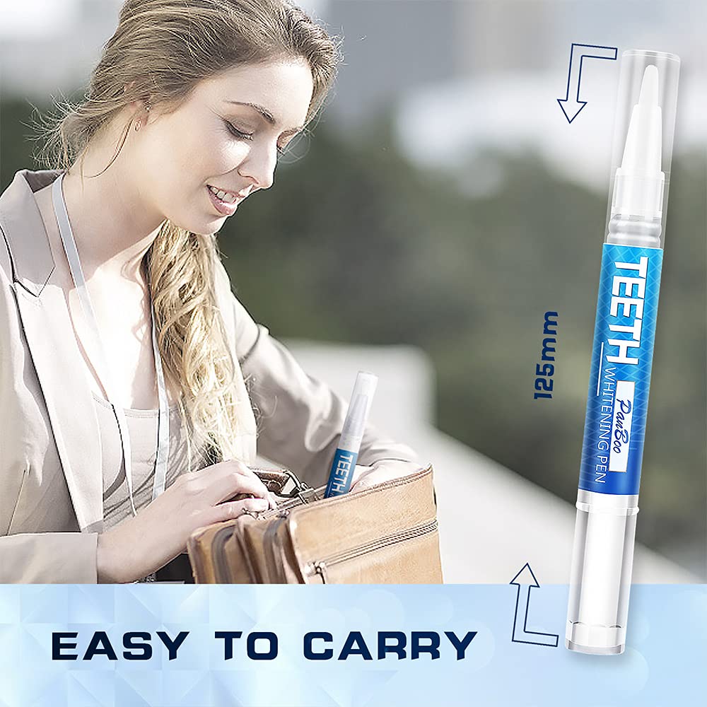 Teeth Whitening Pen – 1–6 Shades in 1–2 Weeks, 70+ Uses, Gentle, Enamel-Safe, Travel-Friendly